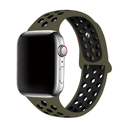 Ремінець Apple Watch 42 / Watch 44, Nike Sport Band, Green/Black, Зелений