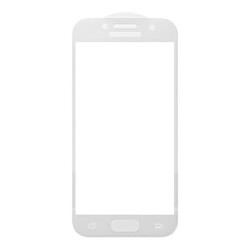 Захисне скло Samsung A320 Galaxy A3 Duos, Full Screen, 3D, Білий