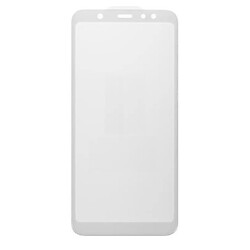 Захисне скло Samsung A605 Galaxy A6 Plus, Full Screen, 3D, Білий