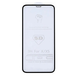 Защитное стекло Apple iPhone 11 Pro / iPhone X / iPhone XS, Full Screen, 5D, Черный