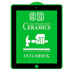 Защитное стекло Apple iPad 2 / iPad 3 / iPad 4, Ceramics, 9D, Черный