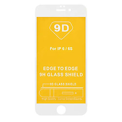 Защитное стекло Apple iPhone 6 / iPhone 6S, Full Cover, 9D, Белый