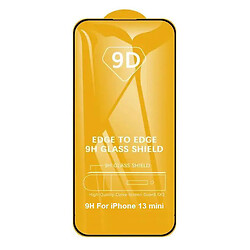 Защитное стекло Apple iPhone 13 Mini, Full Screen, 9D, Черный