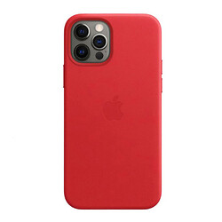 Чохол (накладка) Apple iPhone 11 Pro Max, Leather Case Color, Червоний