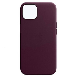 Чохол (накладка) Apple iPhone 13, Leather Case Color, Dark Cherry, MagSafe, Червоний