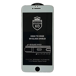 Захисне скло Apple iPhone 6 Plus / iPhone 6S Plus, Glass Crown, 6D, Білий