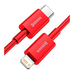 USB кабель Baseus CATLYS-A09 Apple iPhone SE 2022 / iPhone 14 Pro Max / iPhone 14 Plus / iPhone 14 Pro / iPhone 14 / iPhone 13 Pro / iPhone 13 Mini / iPhone 13 / iPhone 13 Pro Max / iPhone 12 Mini / iPhone 12 Pro Max, Lightning, 1.0 м., Красный
