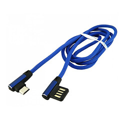 USB кабель WALKER C770, MicroUSB, Original, 1.0 м., Синій