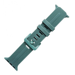 Ремінець Apple Watch 38 / Watch 40, Sport Band, Dark Green, Сірий