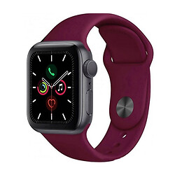 Ремешок Apple Watch 38 / Watch 40, Sport Band, Марсала, Бордовый