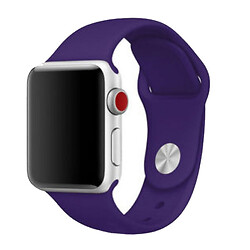Ремешок Apple Watch 38 / Watch 40, Sport Band, Темно-Фиолетовый, Фиолетовый