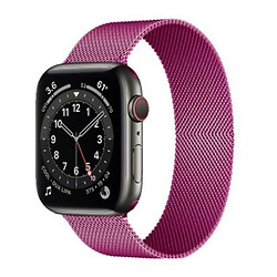 Ремінець Apple Watch 38 / Watch 40, Milanese loop, Wine Red, Червоний