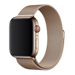 Ремешок Apple Watch 38 / Watch 40, Milanese loop, Темно-Розовый, Розовый