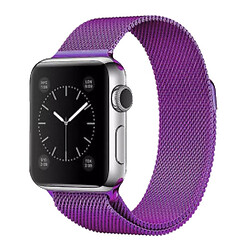 Ремінець Apple Watch 42 / Watch 44, Milanese loop, Пурпурний