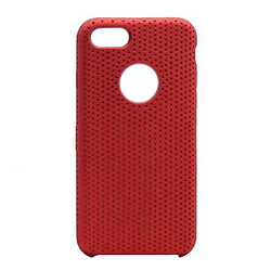 Чохол (накладка) Apple iPhone 6 / iPhone 6S, Original Silicon Case, Перфорація, Червоний