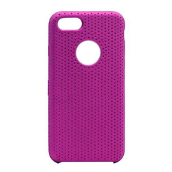 Чохол (накладка) Apple iPhone 6 / iPhone 6S, Original Silicon Case, Перфорація, Фіолетовий