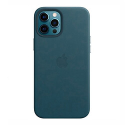 Чохол (накладка) Apple iPhone 12 Pro Max, Leather Case Color, Baltic Blue, Синій