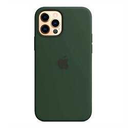 Чохол (накладка) Apple iPhone 12 Pro Max, Leather Case Color, Pine Green, Зелений