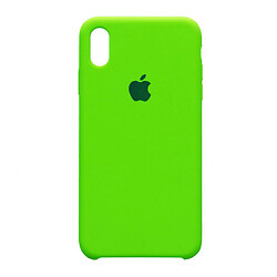 Чехол (накладка) Apple iPhone XS Max, Original Soft Case, Shiny Green, Зеленый