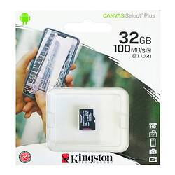 Карта памяти Kingston Canvas Select Plus A1 microSDXC UHS-1, 32 Гб.