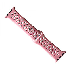 Ремешок Apple Watch 38 / Watch 40, Nike Sport Band, Pink-White, Розовый