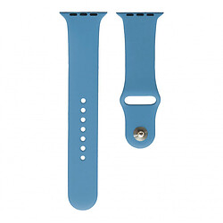 Ремешок Apple Watch 38 / Watch 40, Silicone WatchBand, Sea Blue, Голубой