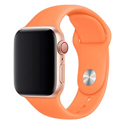 Ремінець Apple Watch 38 / Watch 40, Silicone WatchBand, Papaya, Помаранчевий