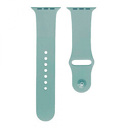 Ремешок Apple Watch 38 / Watch 40, Silicone WatchBand, Light Cyan, Серый