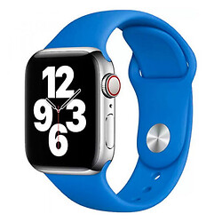 Ремешок Apple Watch 38 / Watch 40, Silicone WatchBand, Capri Blue, Синий