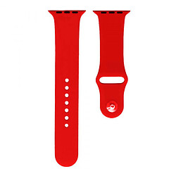 Ремешок Apple Watch 42 / Watch 44, Silicone WatchBand, Красный