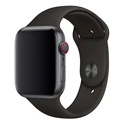 Ремешок Apple Watch 42 / Watch 44, Silicone WatchBand, Черный