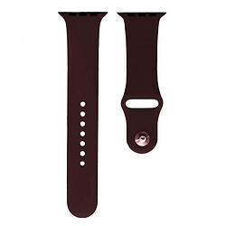 Ремінець Apple Watch 42 / Watch 44, Silicone WatchBand, Cocoa, Бордовий