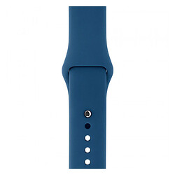 Ремешок Apple Watch 42 / Watch 44, Silicone WatchBand, Alaskan Blue, Синий