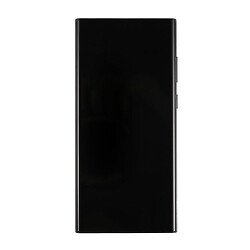 Дисплей (екран) Samsung S908 Galaxy S22 Ultra, Original (100%), З сенсорним склом, З рамкою, Чорний