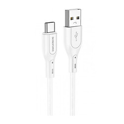 USB кабель Borofone BX66, MicroUSB, 1.0 м., Белый