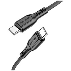 USB кабель Borofone BX66, MicroUSB, 1.0 м., Чорний