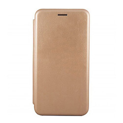 Чохол (книжка) Samsung A105 Galaxy A10 / M105 Galaxy M10, Premium Leather, Золотий