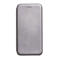 Чохол (книжка) Samsung A105 Galaxy A10 / M105 Galaxy M10, Premium Leather, Сірий
