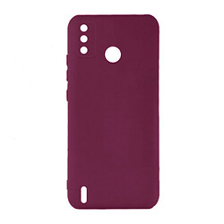Чехол (накладка) Tecno Spark 6 Go, Soft Silicone Case Full, Бордовый