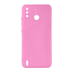 Чохол (накладка) Tecno Spark 6 Go, Soft Silicone Case Full, Рожевий