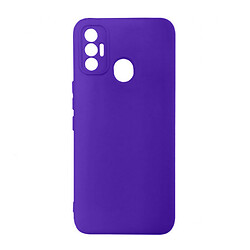 Чохол (накладка) Tecno Spark 7, Soft Silicone Case Full, Фіолетовий