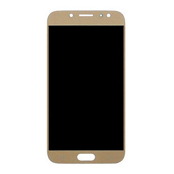 Дисплей (екран) Samsung J730 Galaxy J7, З сенсорним склом, Без рамки, IPS, Золотий