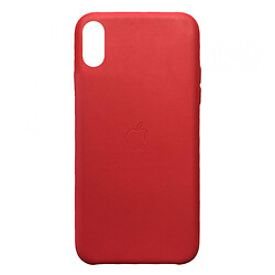 Чохол (накладка) Apple iPhone XS Max, Leather Case Color, Peony Pink, Рожевий