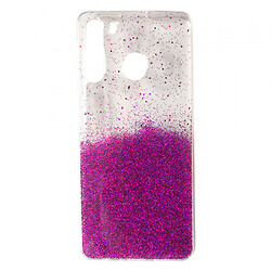 Чехол (накладка) Samsung A215 Galaxy A21, Fashion Case Popsoket, Фиолетовый