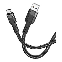 USB кабель Hoco U110, Type-C, 1.2 м., Черный