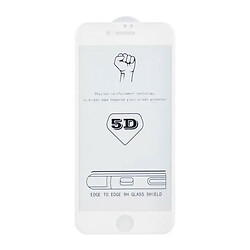 Защитное стекло Apple iPhone 6 / iPhone 6S, Walker, 5D, Белый