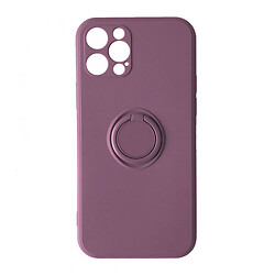 Чохол (накладка) Apple iPhone 12 Pro, Ring Color, Cherry Blossom Purple, Фіолетовий
