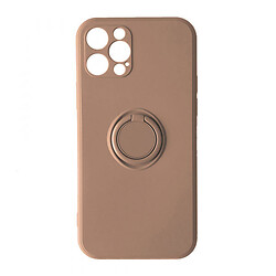 Чехол (накладка) Apple iPhone 12 Pro Max, Ring Color, Pink Sand, Розовый