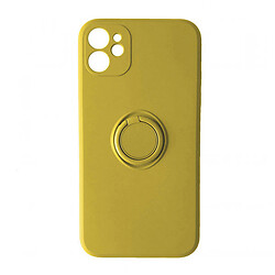 Чохол (накладка) Apple iPhone 12, Ring Color, Жовтий