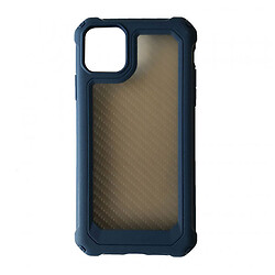 Чохол (накладка) Apple iPhone 12 Pro Max, Carbon Style Case, Синій